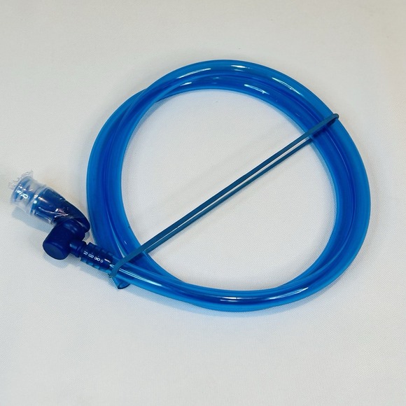 Hydration Pack Replacement Bite Valve Nozzle w/Tube Blue On/Off for Camelback - Picture 3 of 6